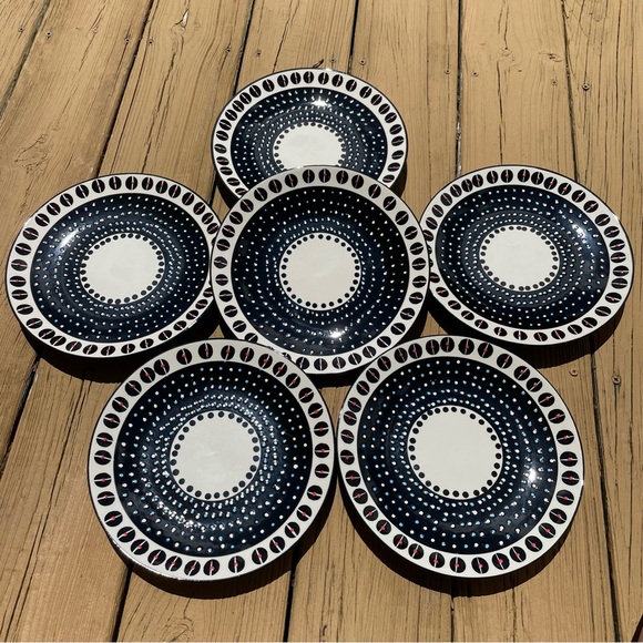 SOLD West Elm Potters Workshop Black Bean 9 Inch Plate Dish Salad Lunch Dinner - Picture 6 of 9